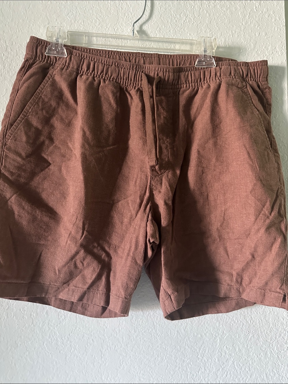 Goodfellow & Co Rust Drawstring Athletic Shorts